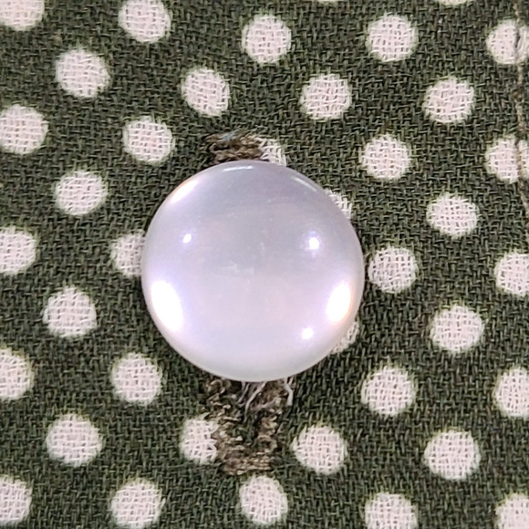 SLB Sunny Leigh Green Polka Dot Bell Sleeve Ruffle Button Up Top Coquette Size M - Picture 8 of 10